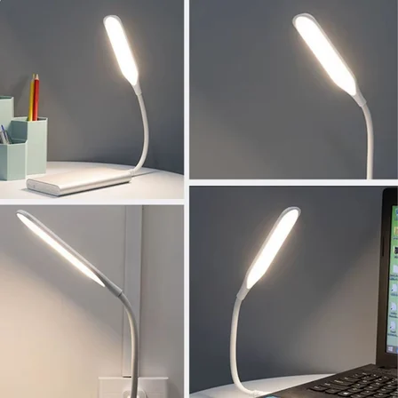 Kompakt USB Beyaz 14 Ledli 3 Kademeli Dokunmatik Okuma Lambası