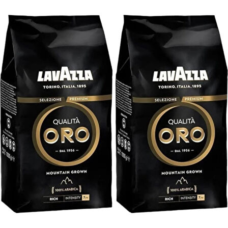 Lavazza Oro Black Espresso Çekirdek Kahve 1 kg 2 Adet