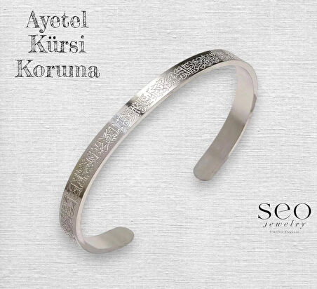 Ayetel Kürsi  Manevi Koruma Bileklik, Çelik Bileklik