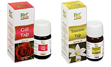 Gül VE Yasemin-Aromatik Masaj-Cilt Bakım Yağ Seti