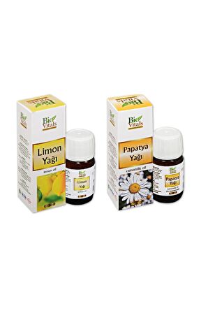 Limon Ve Papatya-aromatik Masaj Cilt Bakım Yağ Seti 20 Ml