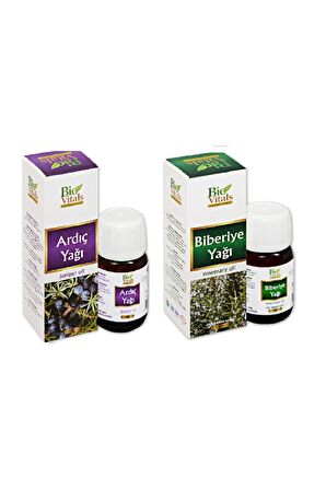 Ardıç Ve Biberiye Aromatik Masaj Cilt Bakım Yağ Seti 20 Ml