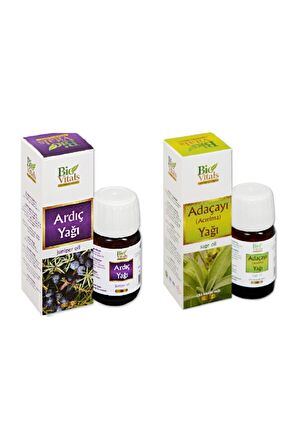 Ardıç ve Adaçayı Aromatik Masaj Cilt Bakım Yağ Seti 20 ml