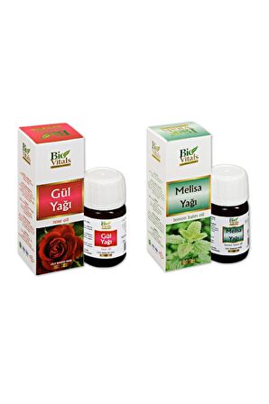 Gül Ve Melisa-Aromatik Masaj-Cilt Bakım Yağ Seti