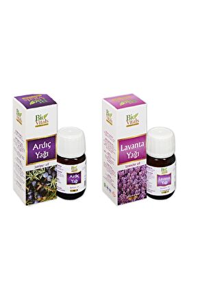 Ardıç ve Lavanta Aromatik Masaj Cilt Bakım Yağ Seti 20 ml
