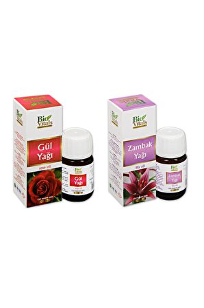 Gül Ve Zambak-Aromatik Masaj-Cilt Bakım Yağ Seti