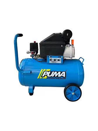 Puma Hava Kompresörü 50 lt (Yağlı) 50 litre Kompresör 5 metre hava hortumu ve Hava Tabancası HEDİYE