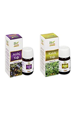 Ardıç ve Kekik Aromatik Masaj Cilt Bakım Yağ Seti 20 ml