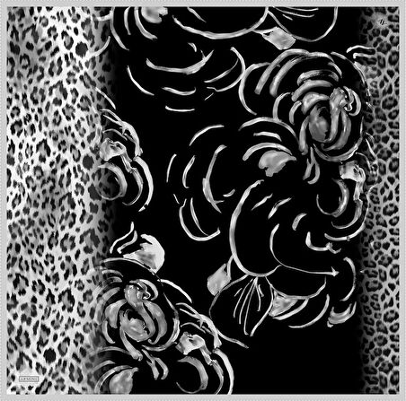 Armine Nostalji Serisi Twill İpek Eşarp 9355D