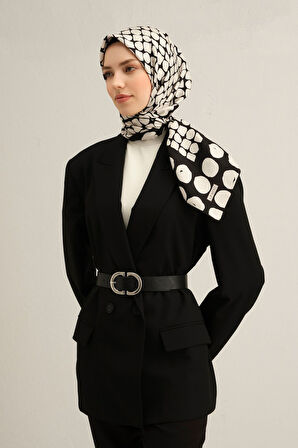 Armine Nostalji Serisi Twill İpek Eşarp 9354D