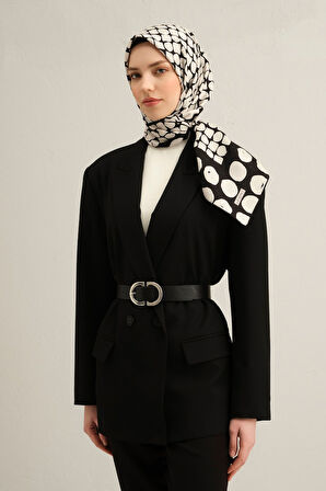 Armine Nostalji Serisi Twill İpek Eşarp 9354D