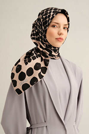 Armine Nostalji Serisi Twill İpek Eşarp 9354D
