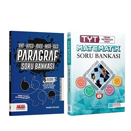 Evrensel TYT Matematik ve AKM Paragraf Soru Bankası Seti 2 Kitap