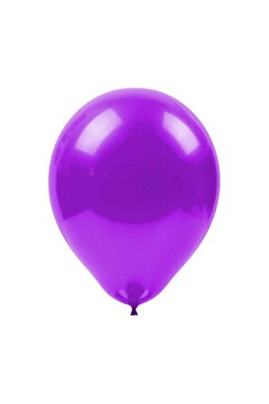 Metalik Mor Balon 20'li