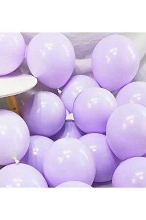 Lila Pastel Balon 30 Adet