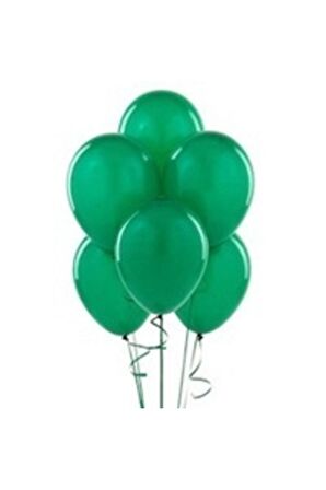 Koyu Yeşil Pastel Balon 30 Adet