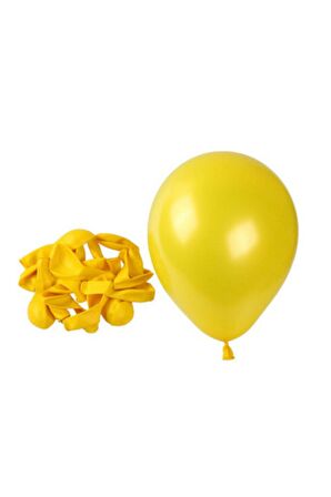 Metalik Sarı Balon 50'li