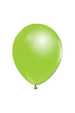 Metalik Açık Yeşil Balon 50'li