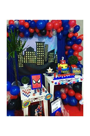Siderman Konsept 50 Adet Metalik Balon Ve Balon Zinciri 