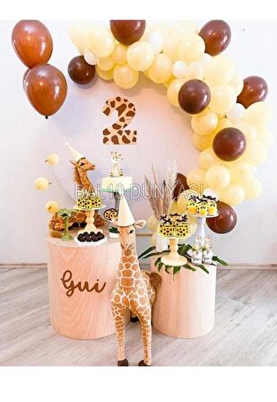 Karamel-Ten Pastel Renk Balon Zinciri 70 Adet+5 mt balon zinciri