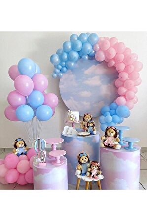 Cinsiyet Belirleme Parti Balon Balon Zincir 50 ADET + 5 mt balon zinciri