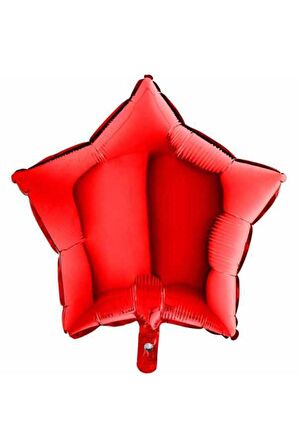 Sevgililer Günü Kırmızı Folyo Yıldız Balon 45 Cm 1 Adet