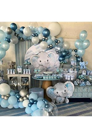 Fil Konsept Balon Zincir 50 Adet + 5 Mt. Balon Zinciri