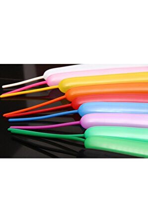 Karışık Renklerde Uzun İnce Sosis Balon 20 Adet