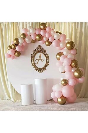 50 Adet  Parti Balonu  +Balon Zinciri Hediye