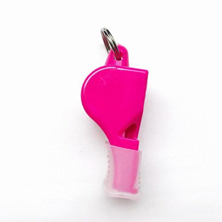 Pembe Plastik Düdük (1 Adet)