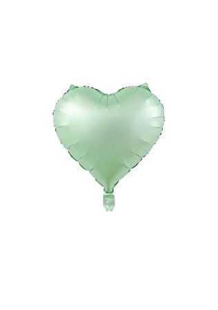 Su Yeşili Renk Kalp Folyo Balon 45 cm 1 Adet