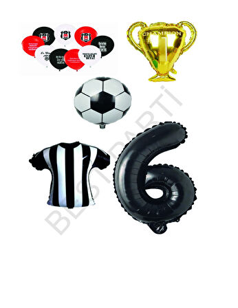 Beşiktaş Konsept Balon Seti Yaş 6