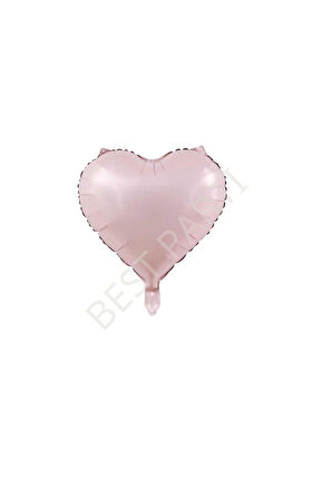 Best İnci Pembesi Kalp Folyo Balon 1 adet