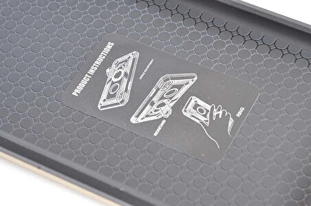 Samsung Galaxy J4 Plus Uyumlu Kılıf Standlı Manyetik Yüzüklü Military Ring TPU Cover