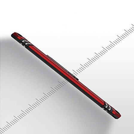 Xiaomi Mi A3 Uyumlu Kılıf Standlı Manyetik Yüzüklü Military Ring TPU Cover