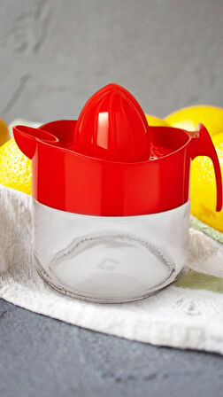 Börte Store Cam Limon Sıkacağı Kırmızı Kapaklı 300 ml