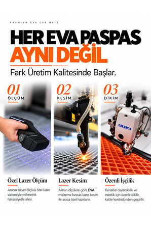 e-biz HONDA SPACY 110 Uyumlu EVA Motosiklet Paspası Scooter Ayak Paspası Motora Özel Taba