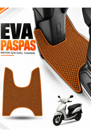 e-biz MOTLUX CEO Uyumlu EVA Motosiklet Paspası Scooter Ayak Paspası Motora Özel Taba