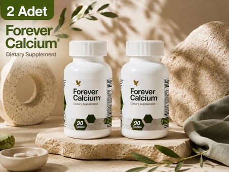 Forever Calcium Magnezyum ve Vitamin D İçeren Takviye Edici Gıda 2 x 90 Tablet