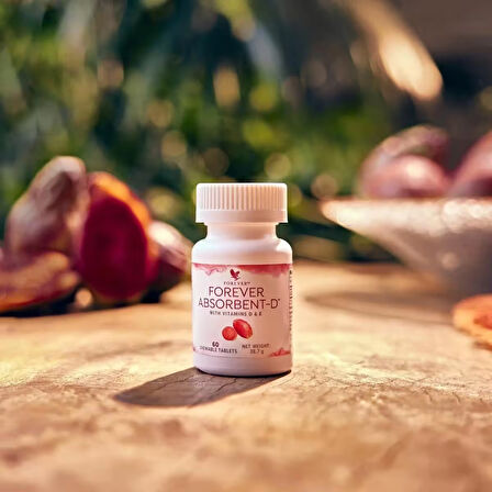 Forever Absorbent D - D ve E Vitamin İçerir- Takviye Edici Gıda - 2 Adet