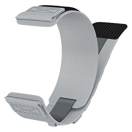 Xiaomi Amazfit Pace Uyumlu 22mm Nefes Alabilen Halat Dokulu Orbital Naylon Örgü Kumaş Saat Kordonu