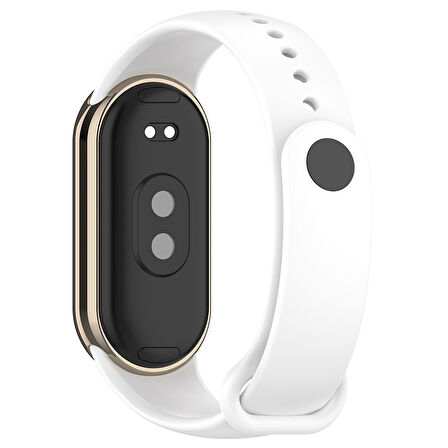 Xiaomi Mi Band 9 / Xiaomi Mi Band 8 Uyumlu Kordon Suya karşı dayanıklı, Esnek Silikon Strap Kayış