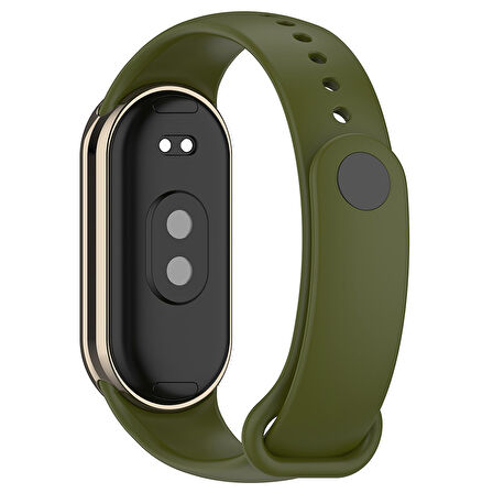 Xiaomi Mi Band 9 / Xiaomi Mi Band 8 Uyumlu Kordon Suya karşı dayanıklı, Esnek Silikon Strap Kayış
