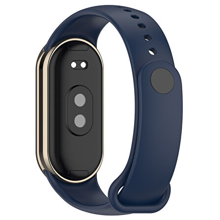 Xiaomi Mi Band 9 / Xiaomi Mi Band 8 Uyumlu Kordon Suya karşı dayanıklı, Esnek Silikon Strap Kayış