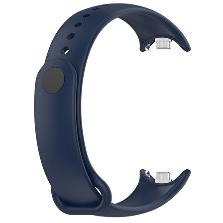 Xiaomi Mi Band 9 / Xiaomi Mi Band 8 Uyumlu Kordon Suya karşı dayanıklı, Esnek Silikon Strap Kayış