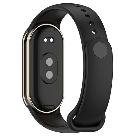 Xiaomi Mi Band 9 / Xiaomi Mi Band 8 Uyumlu Kordon Suya karşı dayanıklı, Esnek Silikon Strap Kayış