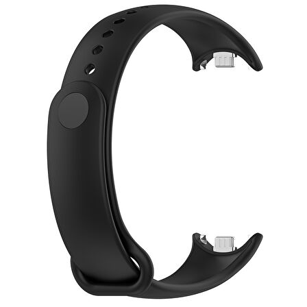 Xiaomi Mi Band 9 / Xiaomi Mi Band 8 Uyumlu Kordon Suya karşı dayanıklı, Esnek Silikon Strap Kayış