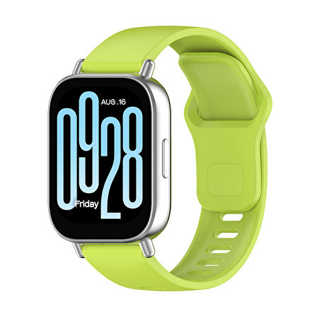 Xiaomi Redmi Watch 4 / Xiaomi Redmi Watch 5 Uyumlu Kordon Terletmeyen Esnek Silikon Saat Kayışı