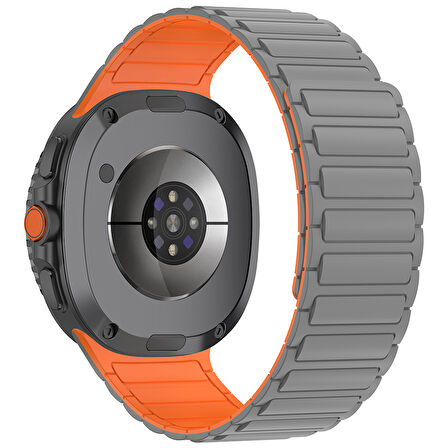 Samsung Galaxy Watch 8 40mm / 44mm / 46mm Classic Uyumlu Kordon Spor & Günlük Silicone Strap Kayış