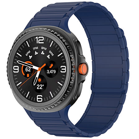 Samsung Galaxy Watch 8 40mm / 44mm / 46mm Classic Uyumlu Kordon Spor & Günlük Silicone Strap Kayış
